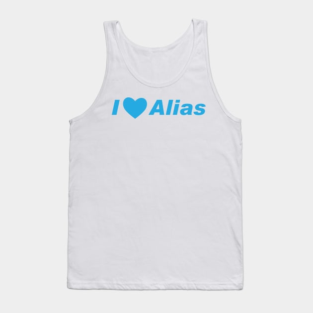 I Heart Alias Tank Top by HalamoDesigns